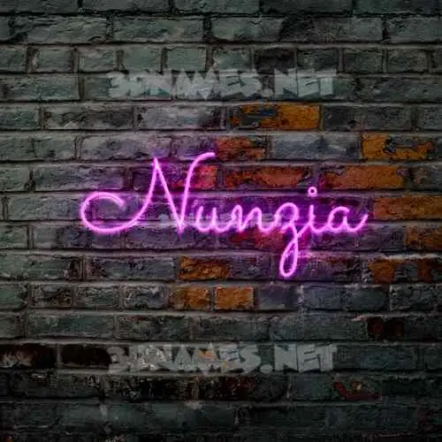nunzia in Pink Neon style - 3D name wallpaper nunzia in Pink Neon style - 3D name wallpaper