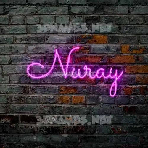 nuray in Pink Neon style - 3D name wallpaper nuray in Pink Neon style - 3D name wallpaper