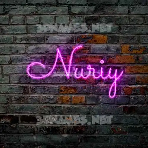 nuriy in Pink Neon style - 3D name wallpaper nuriy in Pink Neon style - 3D name wallpaper