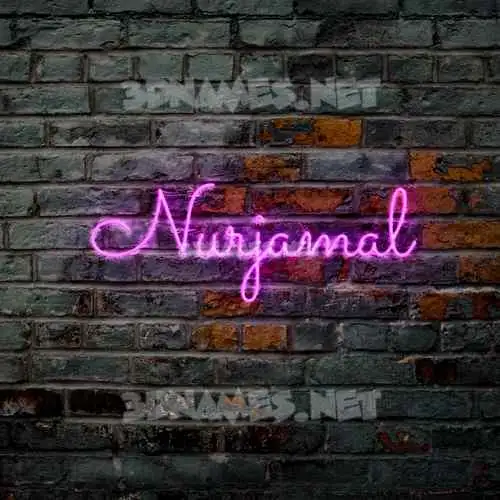 nurjamal in Pink Neon style - 3D name wallpaper nurjamal in Pink Neon style - 3D name wallpaper