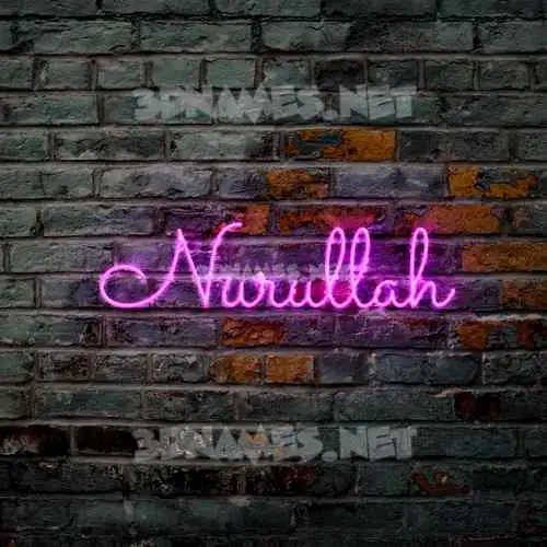 nurullah in Pink Neon style - 3D name wallpaper nurullah in Pink Neon style - 3D name wallpaper