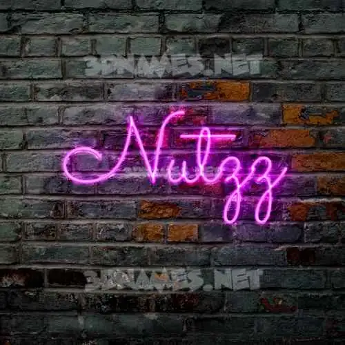 nutzz in Pink Neon style - 3D name wallpaper nutzz in Pink Neon style - 3D name wallpaper
