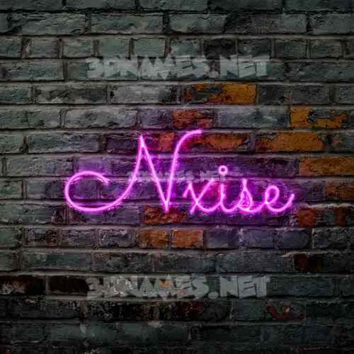 nxise in Pink Neon style - 3D name wallpaper nxise in Pink Neon style - 3D name wallpaper