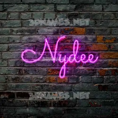 nydee in Pink Neon style - 3D name wallpaper nydee in Pink Neon style - 3D name wallpaper