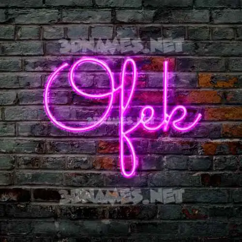 ofek in Pink Neon style - 3D name wallpaper ofek in Pink Neon style - 3D name wallpaper