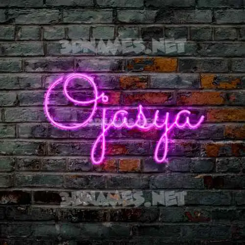 ojasya in Pink Neon style - 3D name wallpaper ojasya in Pink Neon style - 3D name wallpaper