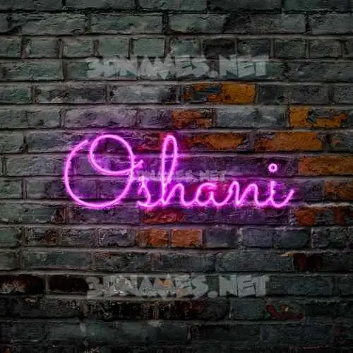 oshani in Pink Neon style - 3D name wallpaper oshani in Pink Neon style - 3D name wallpaper