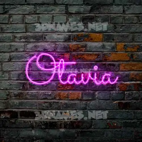 otavia in Pink Neon style - 3D name wallpaper otavia in Pink Neon style - 3D name wallpaper