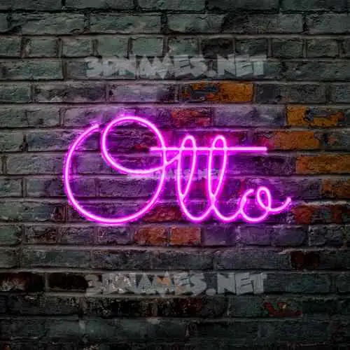 otto in Pink Neon style - 3D name wallpaper otto in Pink Neon style - 3D name wallpaper