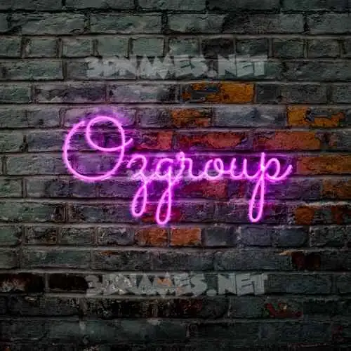 ozgroup in Pink Neon style - 3D name wallpaper ozgroup in Pink Neon style - 3D name wallpaper