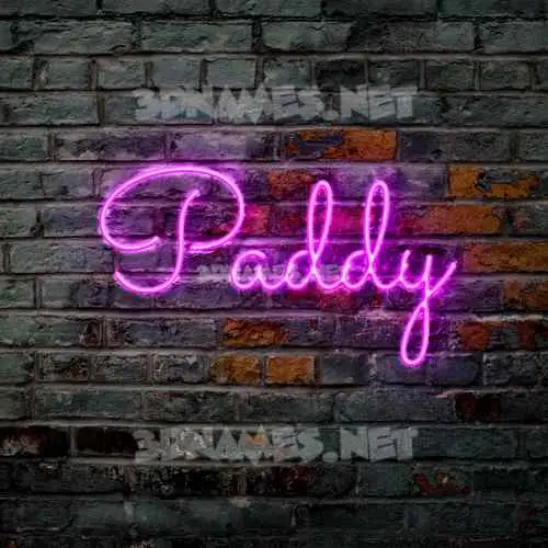paddy in Pink Neon style - 3D name wallpaper paddy in Pink Neon style - 3D name wallpaper