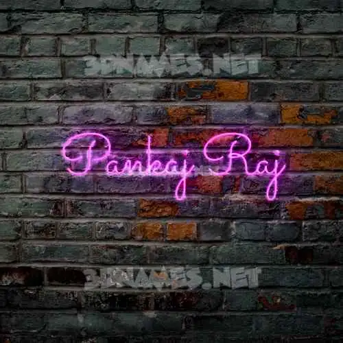 pankaj raj in Pink Neon style - 3D name wallpaper pankaj raj in Pink Neon style - 3D name wallpaper