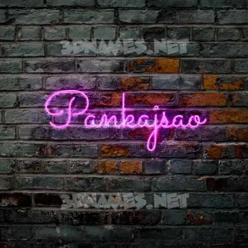 pankajsao in Pink Neon style - 3D name wallpaper pankajsao in Pink Neon style - 3D name wallpaper