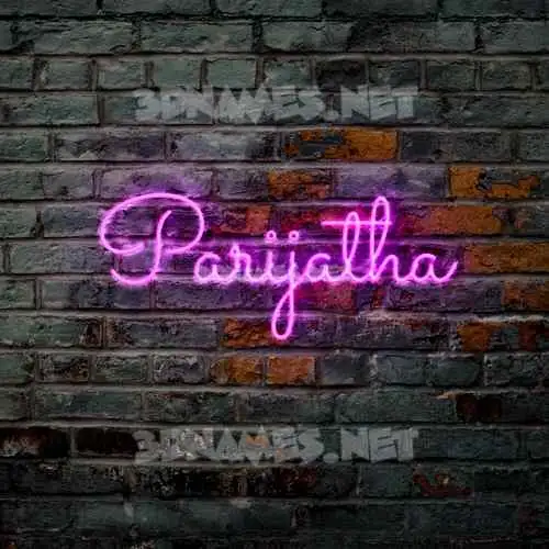 parijatha in Pink Neon style - 3D name wallpaper parijatha in Pink Neon style - 3D name wallpaper
