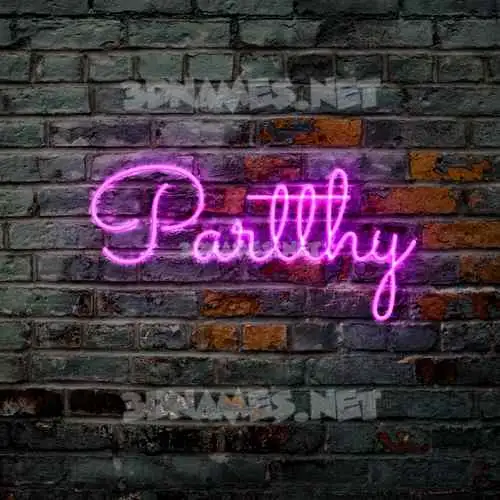 partthy in Pink Neon style - 3D name wallpaper partthy in Pink Neon style - 3D name wallpaper