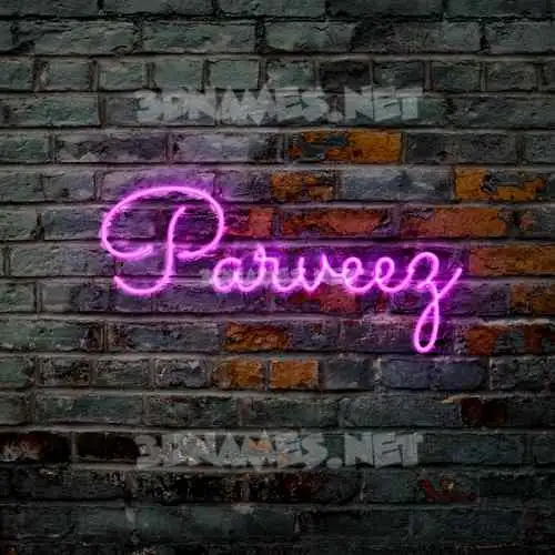 parveez in Pink Neon style - 3D name wallpaper parveez in Pink Neon style - 3D name wallpaper