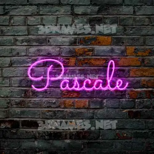 pascale in Pink Neon style - 3D name wallpaper pascale in Pink Neon style - 3D name wallpaper