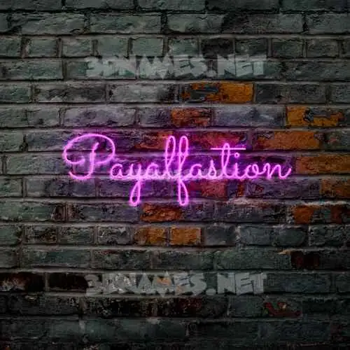 payalfastion in Pink Neon style - 3D name wallpaper payalfastion in Pink Neon style - 3D name wallpaper