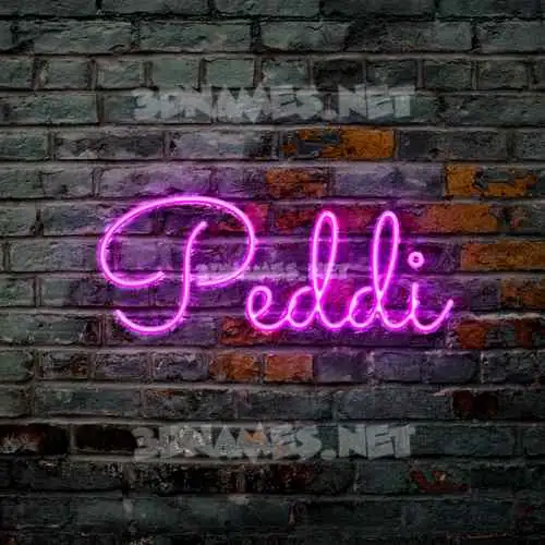 peddi in Pink Neon style - 3D name wallpaper peddi in Pink Neon style - 3D name wallpaper