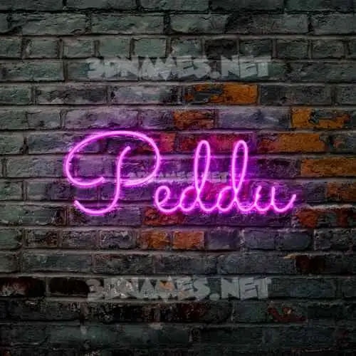 peddu in Pink Neon style - 3D name wallpaper peddu in Pink Neon style - 3D name wallpaper