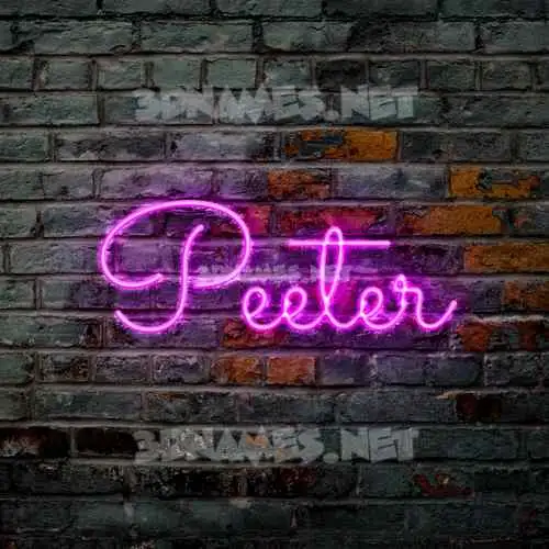peeter in Pink Neon style - 3D name wallpaper peeter in Pink Neon style - 3D name wallpaper