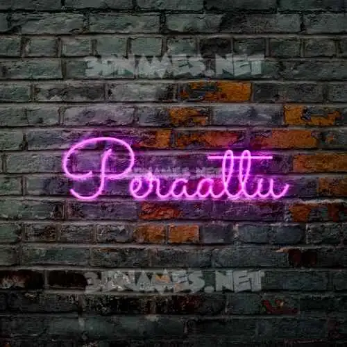 peraattu in Pink Neon style - 3D name wallpaper peraattu in Pink Neon style - 3D name wallpaper