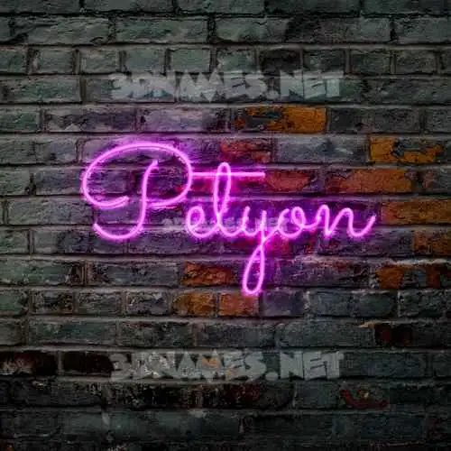 petyon in Pink Neon style - 3D name wallpaper petyon in Pink Neon style - 3D name wallpaper