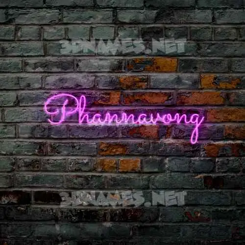 phannavong in Pink Neon style - 3D name wallpaper phannavong in Pink Neon style - 3D name wallpaper
