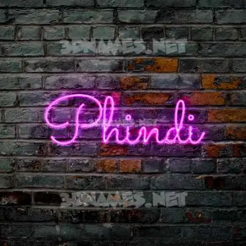 phindi in Pink Neon style - 3D name wallpaper phindi in Pink Neon style - 3D name wallpaper