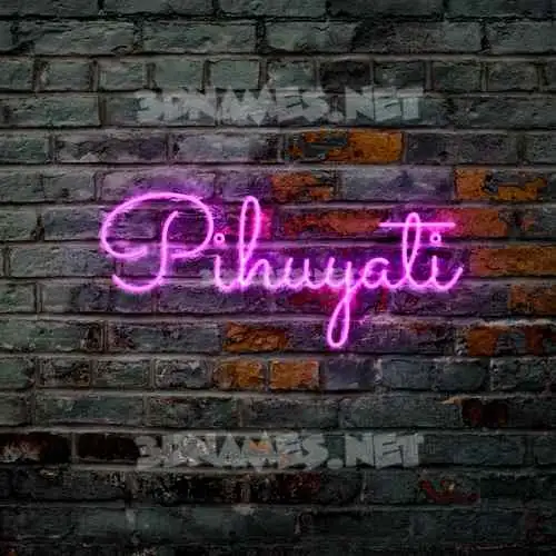 pihuyati in Pink Neon style - 3D name wallpaper pihuyati in Pink Neon style - 3D name wallpaper