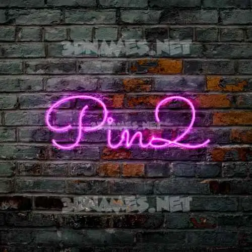 pin2 in Pink Neon style - 3D name wallpaper pin2 in Pink Neon style - 3D name wallpaper