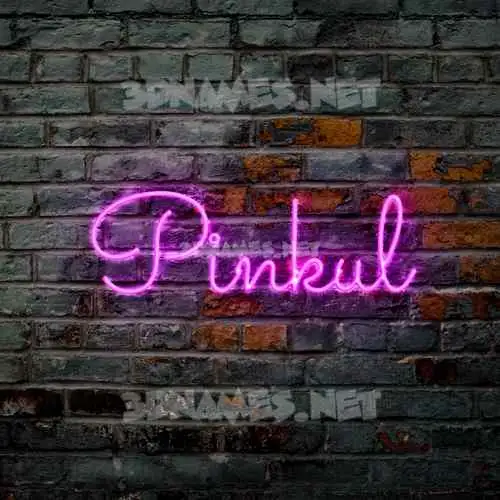 pinkul in Pink Neon style - 3D name wallpaper pinkul in Pink Neon style - 3D name wallpaper