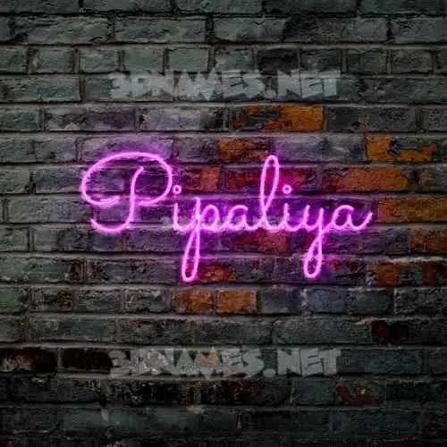 pipaliya in Pink Neon style - 3D name wallpaper pipaliya in Pink Neon style - 3D name wallpaper