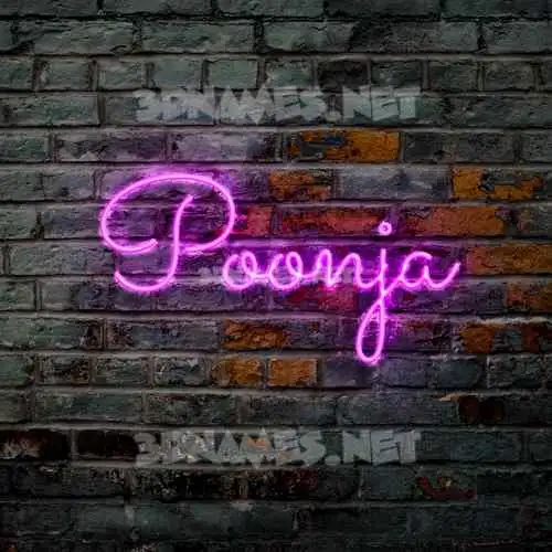 poonja in Pink Neon style - 3D name wallpaper poonja in Pink Neon style - 3D name wallpaper