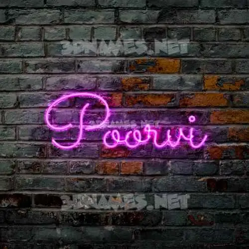 poorvi in Pink Neon style - 3D name wallpaper poorvi in Pink Neon style - 3D name wallpaper
