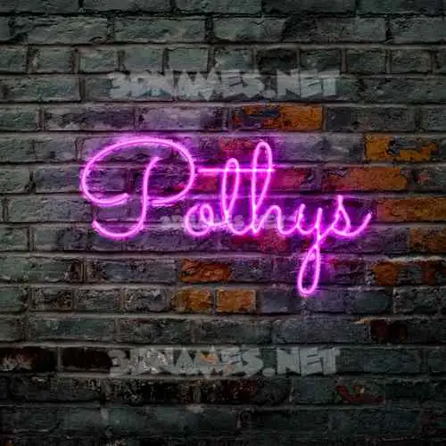 pothys in Pink Neon style - 3D name wallpaper pothys in Pink Neon style - 3D name wallpaper