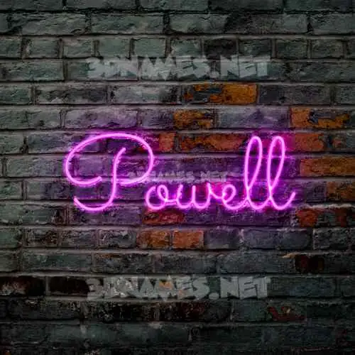 powell in Pink Neon style - 3D name wallpaper powell in Pink Neon style - 3D name wallpaper
