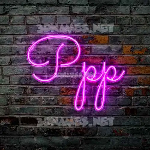 ppp in Pink Neon style - 3D name wallpaper ppp in Pink Neon style - 3D name wallpaper