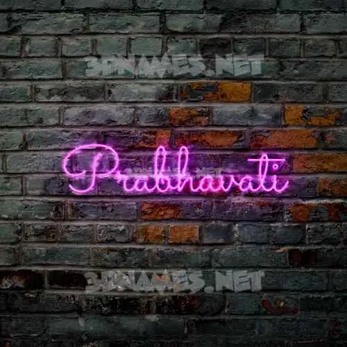 prabhavati in Pink Neon style - 3D name wallpaper prabhavati in Pink Neon style - 3D name wallpaper