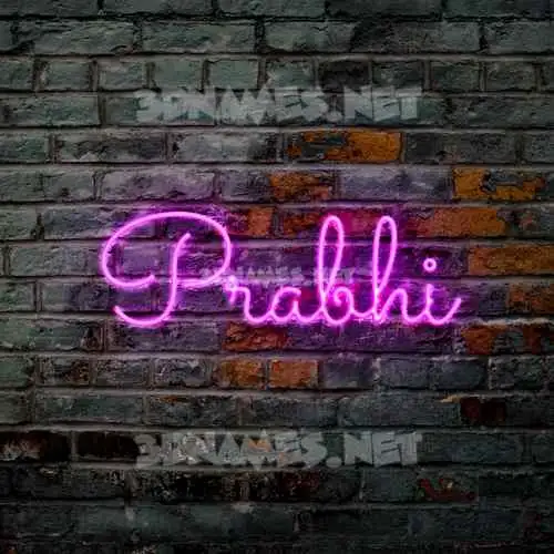 prabhi in Pink Neon style - 3D name wallpaper prabhi in Pink Neon style - 3D name wallpaper
