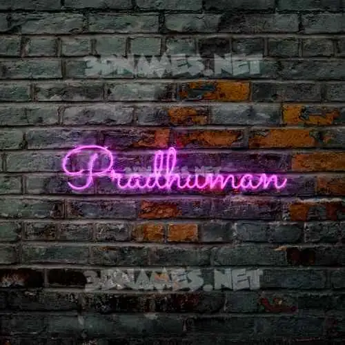 pradhuman in Pink Neon style - 3D name wallpaper pradhuman in Pink Neon style - 3D name wallpaper