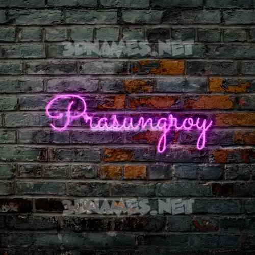 prasungroy in Pink Neon style - 3D name wallpaper prasungroy in Pink Neon style - 3D name wallpaper