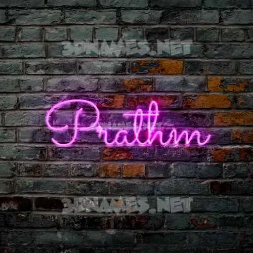 prathm in Pink Neon style - 3D name wallpaper prathm in Pink Neon style - 3D name wallpaper