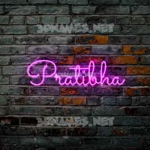pratibha in Pink Neon style - 3D name wallpaper pratibha in Pink Neon style - 3D name wallpaper
