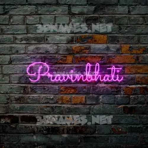 pravinbhati in Pink Neon style - 3D name wallpaper pravinbhati in Pink Neon style - 3D name wallpaper