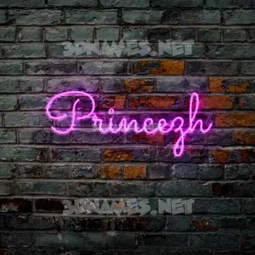 princezh in Pink Neon style - 3D name wallpaper princezh in Pink Neon style - 3D name wallpaper