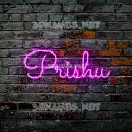 prishu in Pink Neon style - 3D name wallpaper prishu in Pink Neon style - 3D name wallpaper