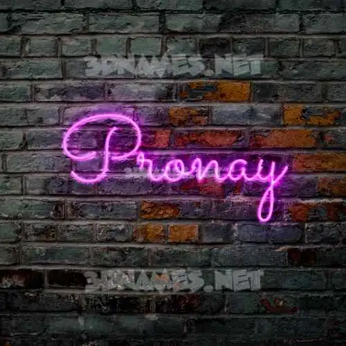 pronay in Pink Neon style - 3D name wallpaper pronay in Pink Neon style - 3D name wallpaper