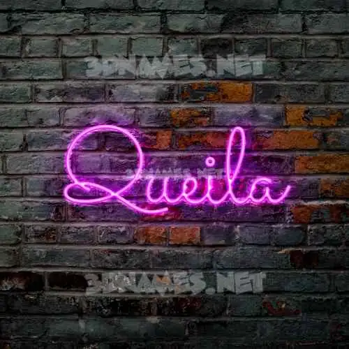 queila in Pink Neon style - 3D name wallpaper queila in Pink Neon style - 3D name wallpaper