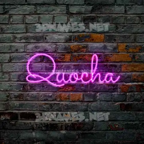 quocha in Pink Neon style - 3D name wallpaper quocha in Pink Neon style - 3D name wallpaper